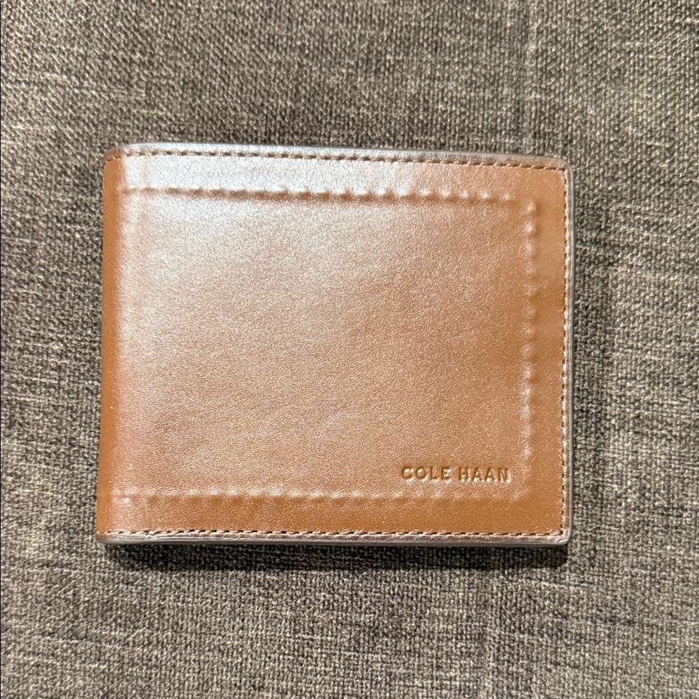 Cole Haan Mocha Brown Leather Wallet